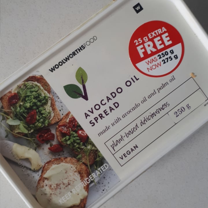 photo of Woolworths Food Avocado oil spread shared by @clairevocado on  11 Nov 2020 - review