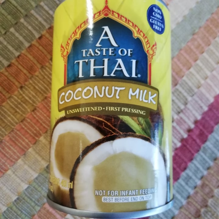 photo of A Taste Of Thai Coconut Milk Unsweetened shared by @mrsvegan3a on  15 Aug 2020 - review