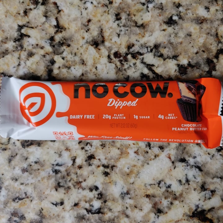 photo of No Cow Chocolate peanut butter cup protein bar shared by @thundergleep on  08 Oct 2022 - review