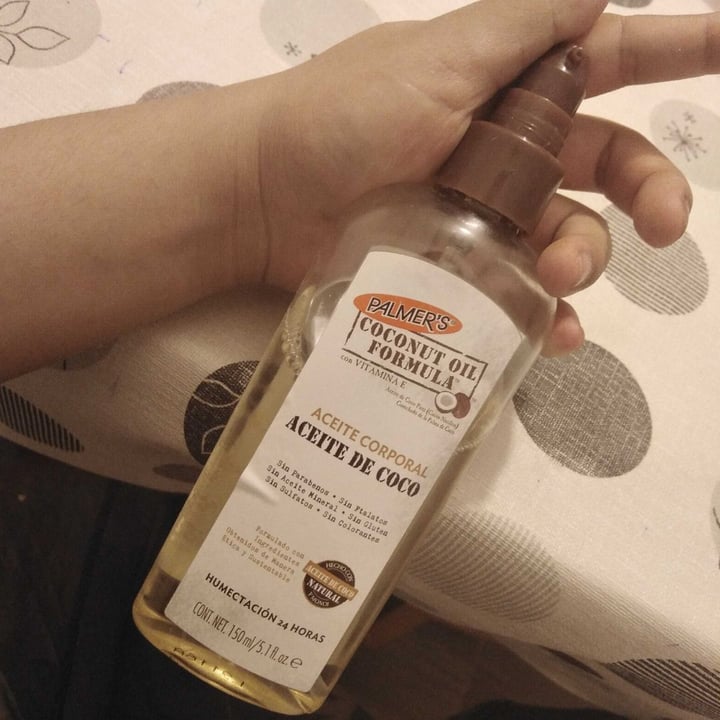 photo of Palmer's Aceite De Coco Corporal shared by @paolasnx on  08 Apr 2020 - review