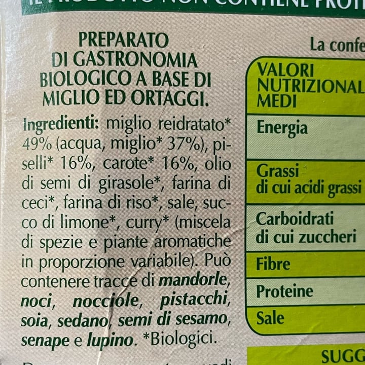 photo of Viviverde coop burger biologici burger a base miglio piselli e carote shared by @barbiesatana on  26 Aug 2022 - review