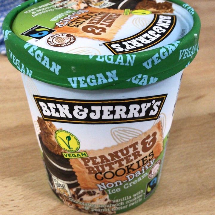 photo of Ben & Jerry's P.B. & Cookies Non-Dairy Frozen Dessert shared by @stellashih on  08 Jul 2020 - review