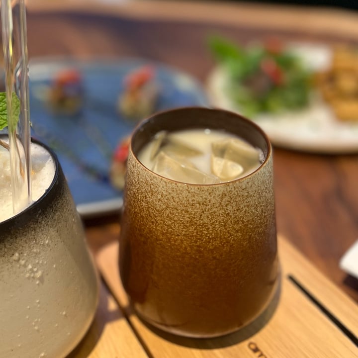 review photo of Am I Addicted - Pottery Studio & V Cafe Sweet Potato Latte shared by @consciouscookieee on 12 Feb 2022 - review