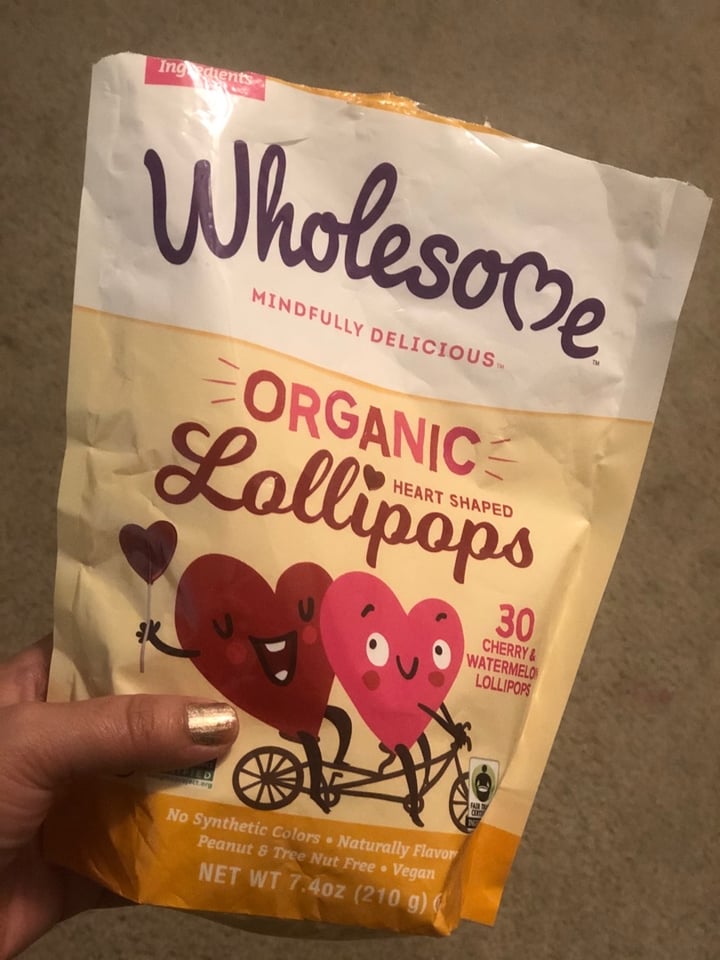 photo of Wholesome Organic Lollipops shared by @tortuguita on  23 Mar 2020 - review