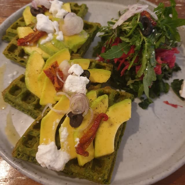 Photo of the dish “Green Waffles”