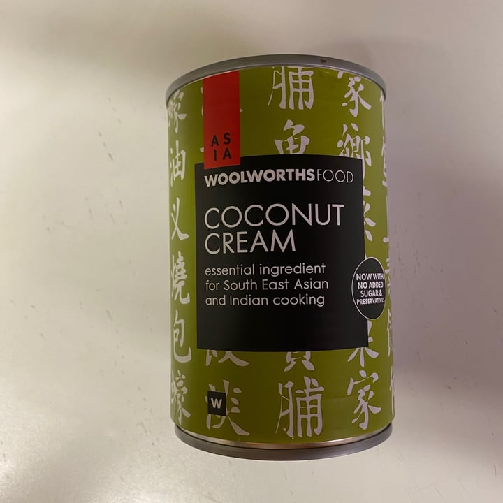 photo of Woolworths Food Coconut cream shared by @ftc on  02 Jun 2020 - review