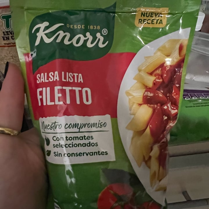 photo of Knorr Salsa Filetto shared by @mariefl on  20 Jun 2022 - review