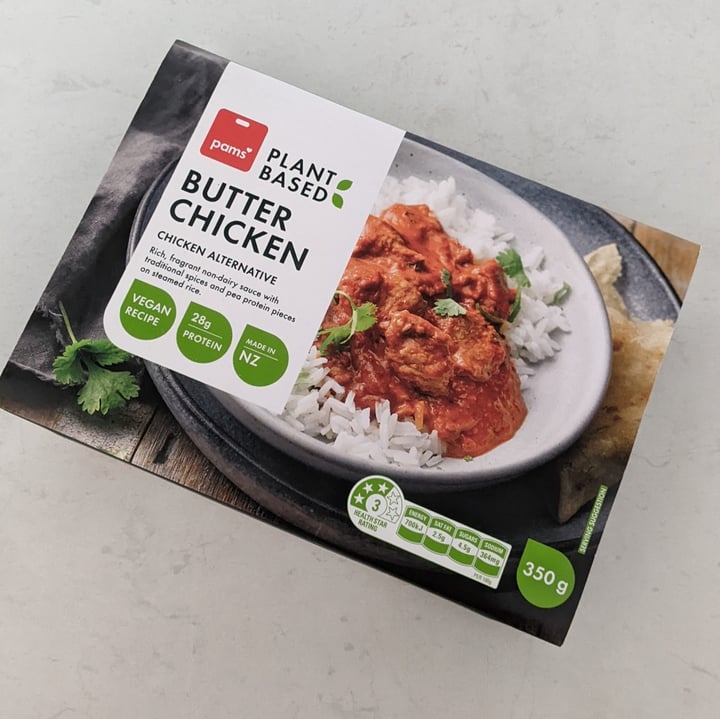 review photo of Pams Plant Based Butter Chicken shared by @vishika on 29 Jan 2022 - review