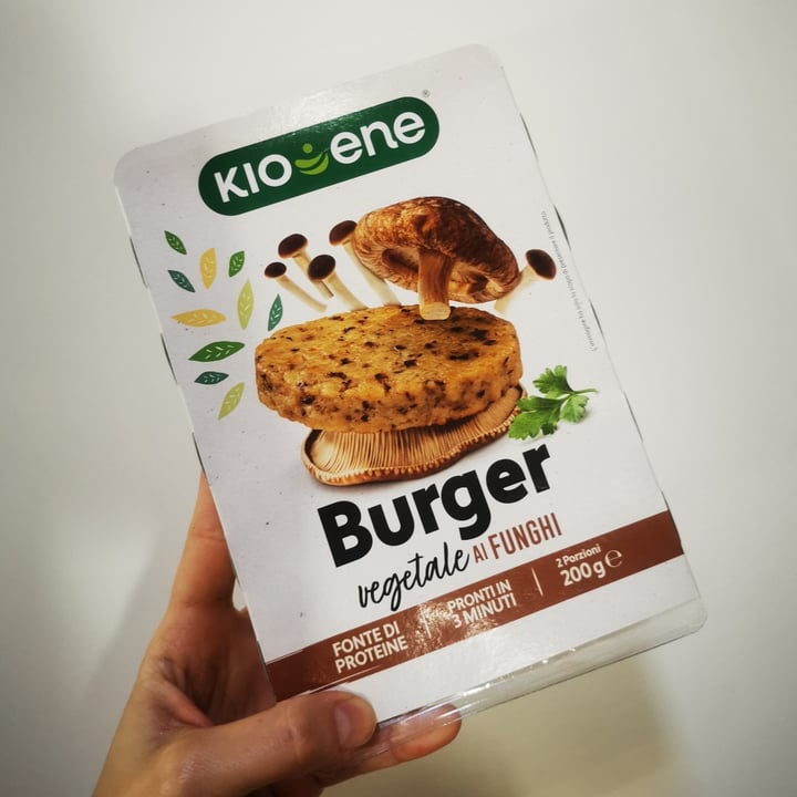 photo of Kioene Burger vegetale ai funghi shared by @veganvicky on  25 Oct 2022 - review