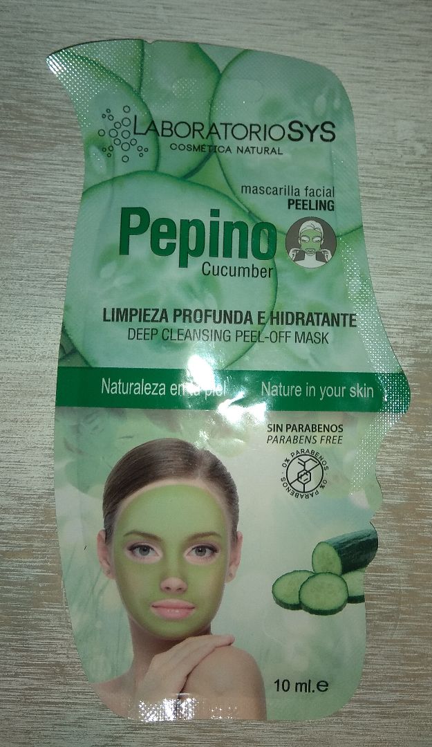 photo of Laboratorios Sys Mascarilla Facial De Pepino shared by @satigar on  27 Jan 2020 - review