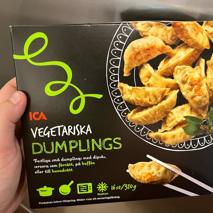 photo of ICA vegetariska dumplings shared by @selenec on  22 May 2022 - review