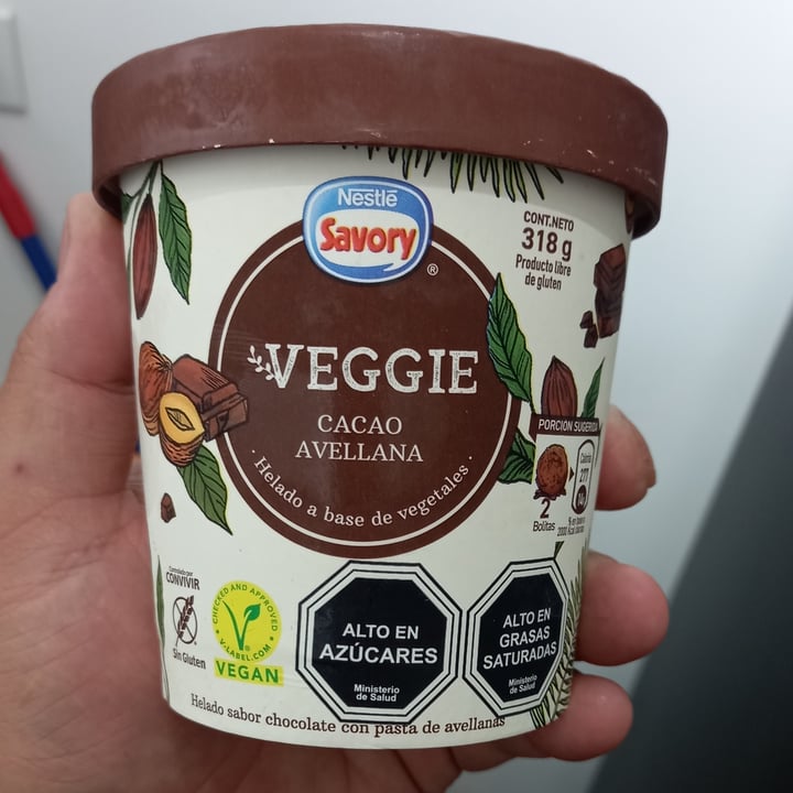 photo of Nestlé Veggie Cacao Avellana shared by @vegan2020pasapiola on  16 Nov 2020 - review