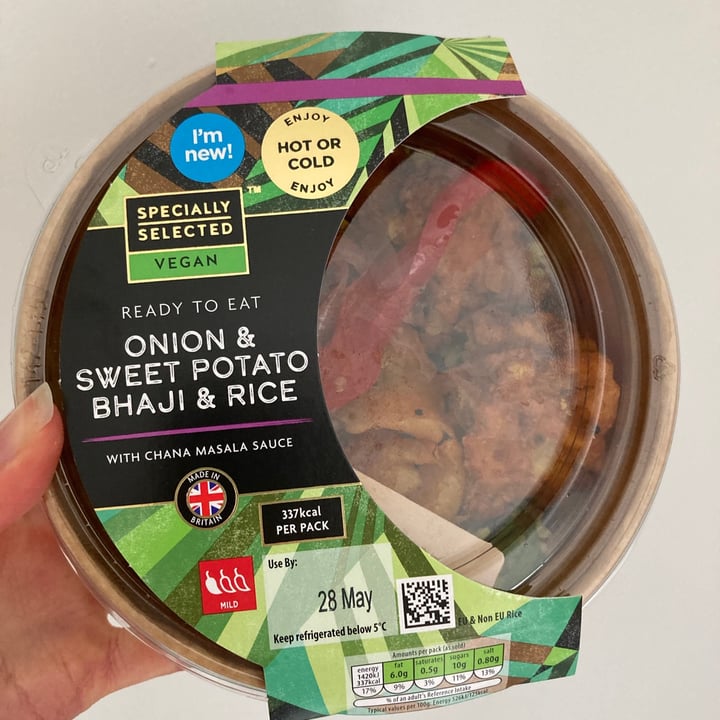 ALDI Onion & sweet potato bhaji & rice Review abillion
