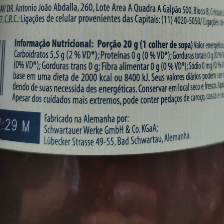 photo of Schwartau Rote Grütze (geleia de frutas vermelhas) shared by @andreamenasc on  04 May 2022 - review