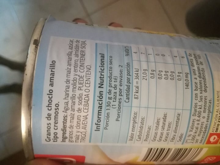 photo of Dia% Choclo amarillo shared by @titinachina on  10 Jan 2020 - review