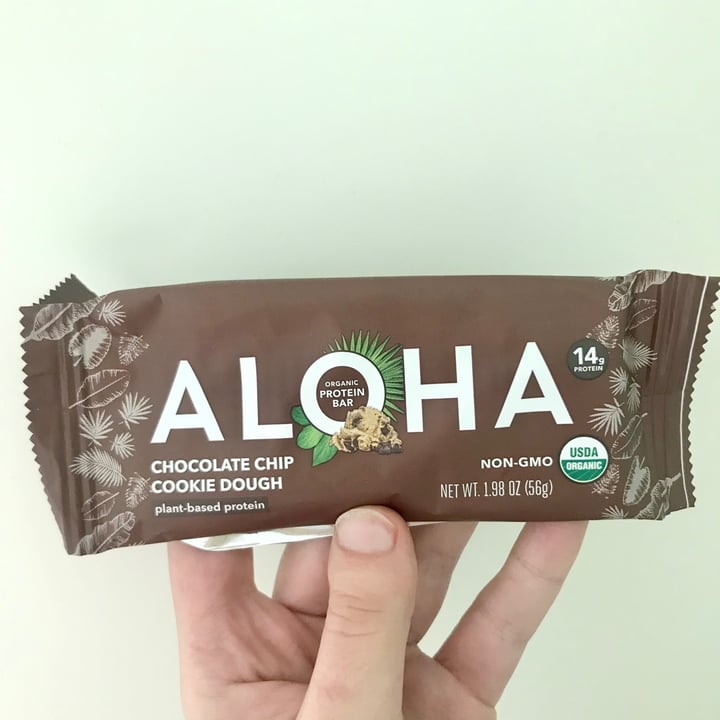 photo of Aloha Chocolate Chip Cookie Dough (plant-based protein) shared by @appleappleamanda on  12 Mar 2021 - review