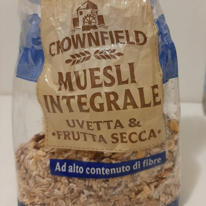 photo of Crownfield Muesli integrale uvetta e frutta secca shared by @annachiodo on  23 Mar 2022 - review