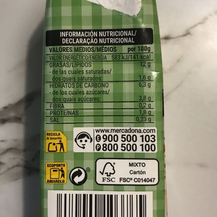 photo of Hacendado Crema de Soja (Nata) shared by @lauraspaanse on  26 Mar 2022 - review