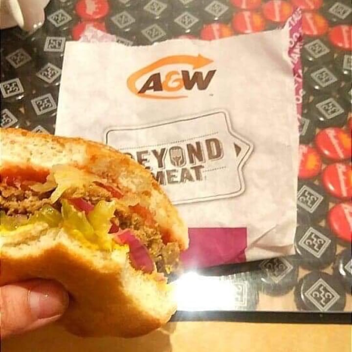 photo of A&W Canada Beyond Meat Burger shared by @cassalyssaa on  11 Jan 2021 - review