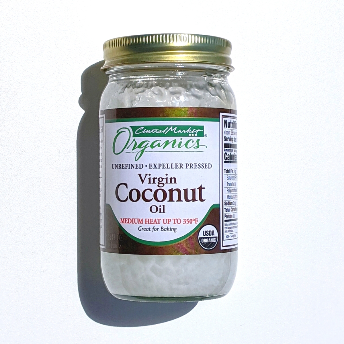 Central Market Organics Unrefined Expeller Pressed Virgin Coconut Oil