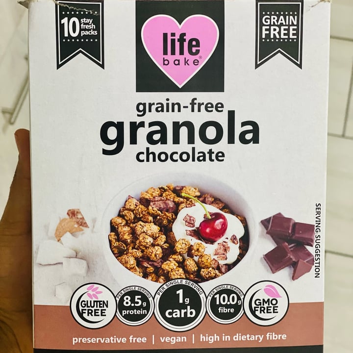 photo of Life bake Grain-free Granola Chocolate shared by @mholia on  03 Dec 2021 - review