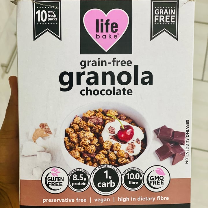 review photo of Life bake Grain-free Granola Chocolate shared by @mholia on 03 Dec 2021 - review