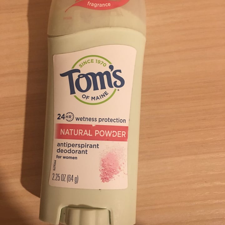 photo of Tom's of Maine Natural powder antiperspirant deodorant shared by @ironmaid on  09 May 2021 - review