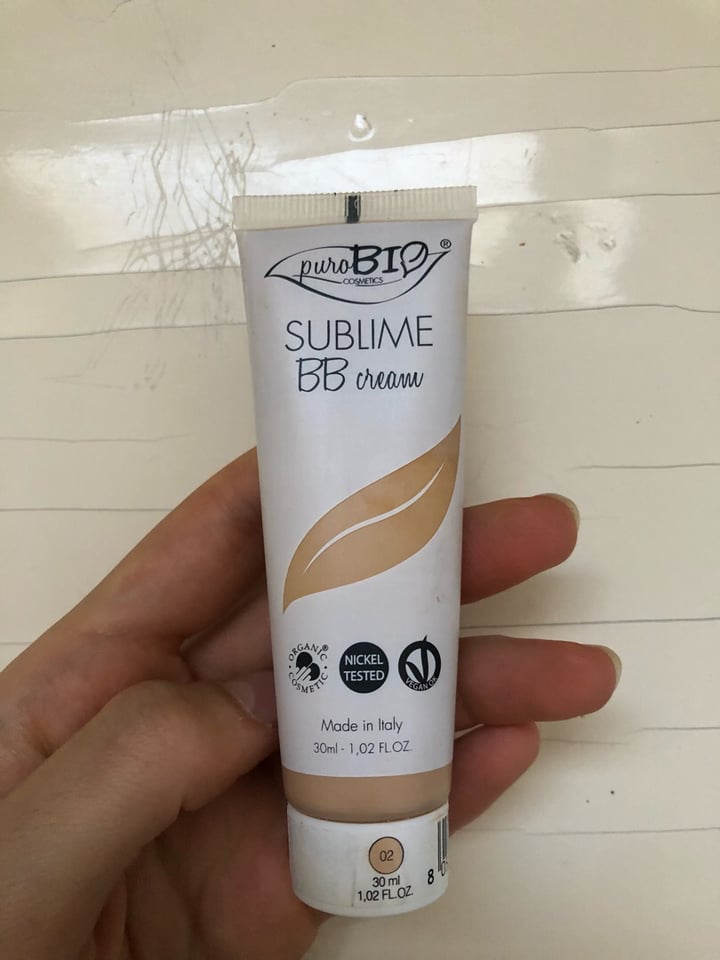 photo of PuroBIO Cosmetico Sublime BB cream shared by @satyavegan on  13 Jan 2020 - review