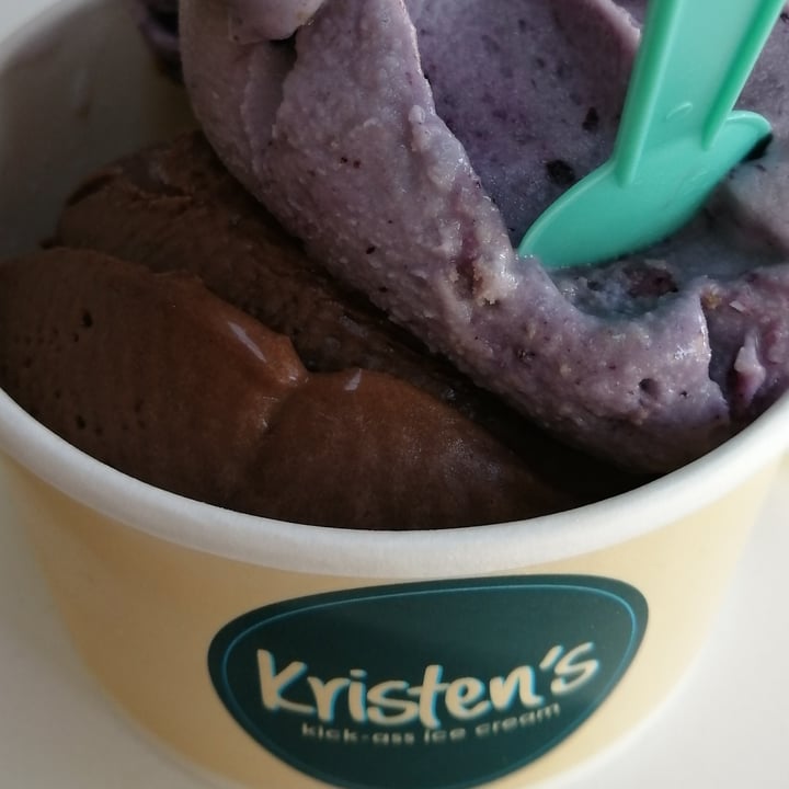 photo of Kristen's Kick-Ass Ice Cream Newlands vegan coconut chocolate fudge shared by @beverley77 on  30 Sep 2022 - review