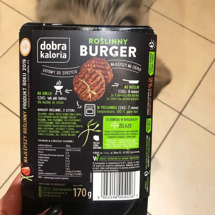 photo of Dobra Kaloria Vegan Burger shared by @rebeljana on  09 Feb 2021 - review