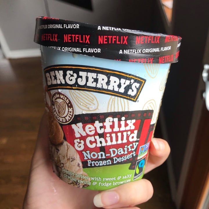 photo of Ben & Jerry's Netflix & Chilll'd Non-Dairy Frozen Dessert shared by @xpadrile on  04 Sep 2020 - review