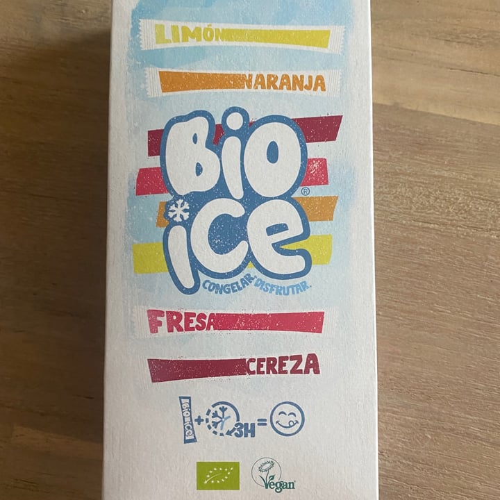 photo of La Finestra Sul Cielo Bio Ice Limón Cereza Fresa Naranja shared by @lorenavegana on  07 Jul 2021 - review