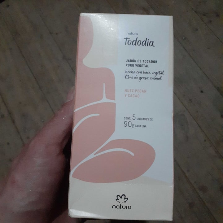 review photo of Natura Sabonete TodoDia Noz PecĂŁ e Cacau shared by @veganoradical on 04 Aug 2021 - review