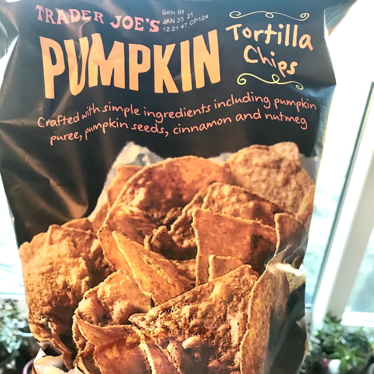 Trader Joe's Pumpkin Tortilla Chips Reviews abillion