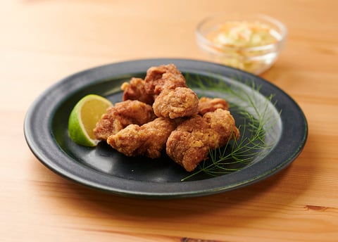 Recipe for crispy vegan karaage, or Japanese popcorn chicken