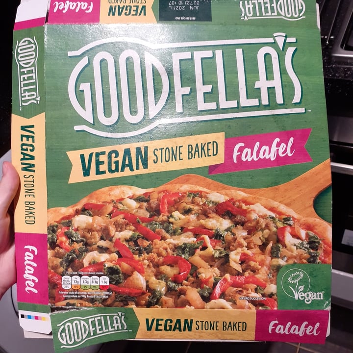 review photo of Goodfella's Falafel Pizza shared by @tillymjo on 25 Nov 2020 - review