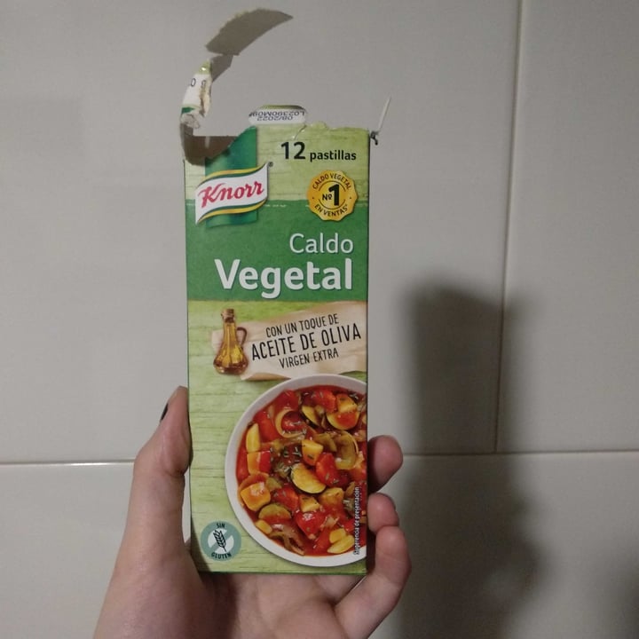 photo of Knorr Caldo vegetal shared by @lasonrisadeltrece on  09 Feb 2021 - review