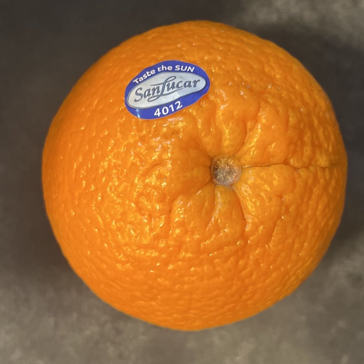 photo of SanLucar Navel Orange shared by @veganmika on  19 Dec 2021 - review