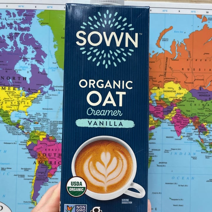 review photo of Sown Organic Oat Creamer Vanilla shared by @vetravel on 07 Jul 2021 - review