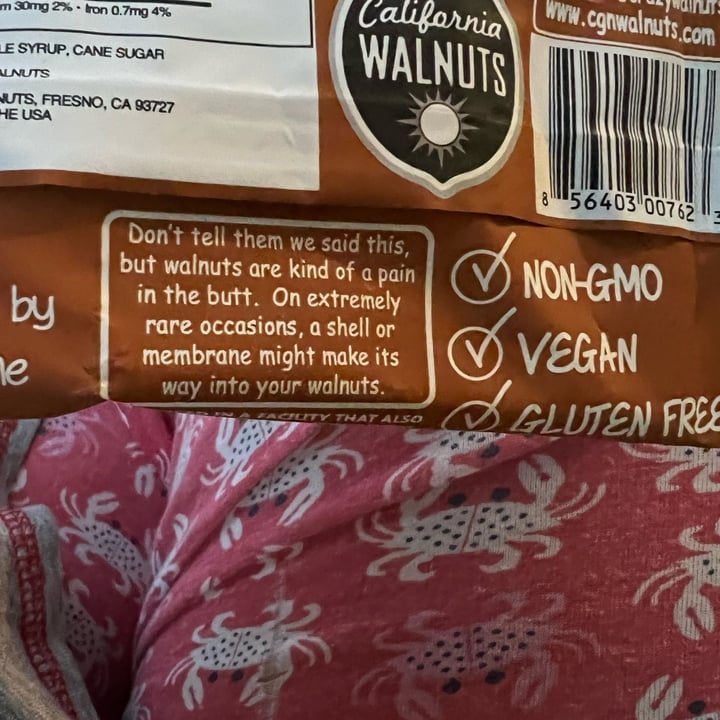 photo of Crazy Go Nuts All Natural Gourmet Walnuts Maple shared by @allycat38 on  07 Dec 2022 - review