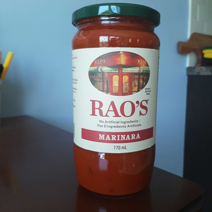 photo of Rao’s Homemade Marinara Sauce shared by @earlgr3y on  27 Jun 2021 - review
