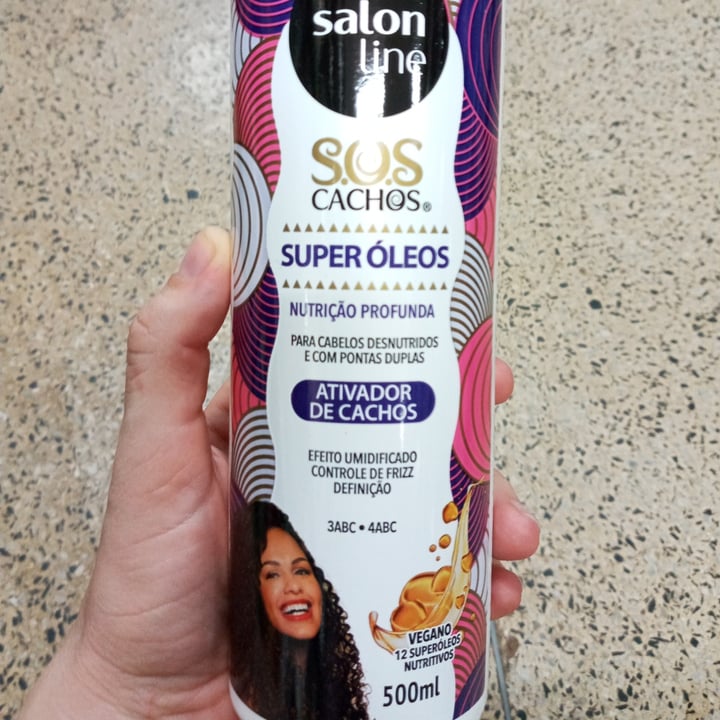 photo of Salon line Ativador de Cachos SOS Super Óleos shared by @analuciaoeiras on  07 Jun 2022 - review