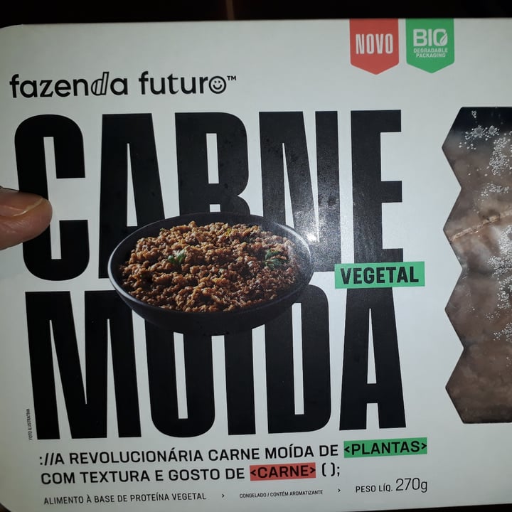 photo of Fazenda Futuro - Future Farm Carne Moída shared by @isabelaccampora on  10 May 2022 - review