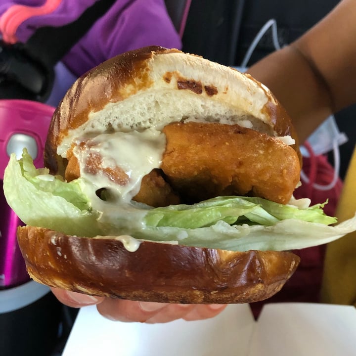 review photo of The Happy Hooligans Fish Filet Sandwich shared by @myhappyveganlife on 29 May 2021 - review