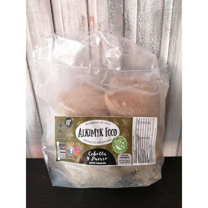 review photo of Alkimyk Food Milanesas de Soja Orgánica Rellenas de Cebolla y Puerro shared by @maruvegana on 17 Oct 2020 - review
