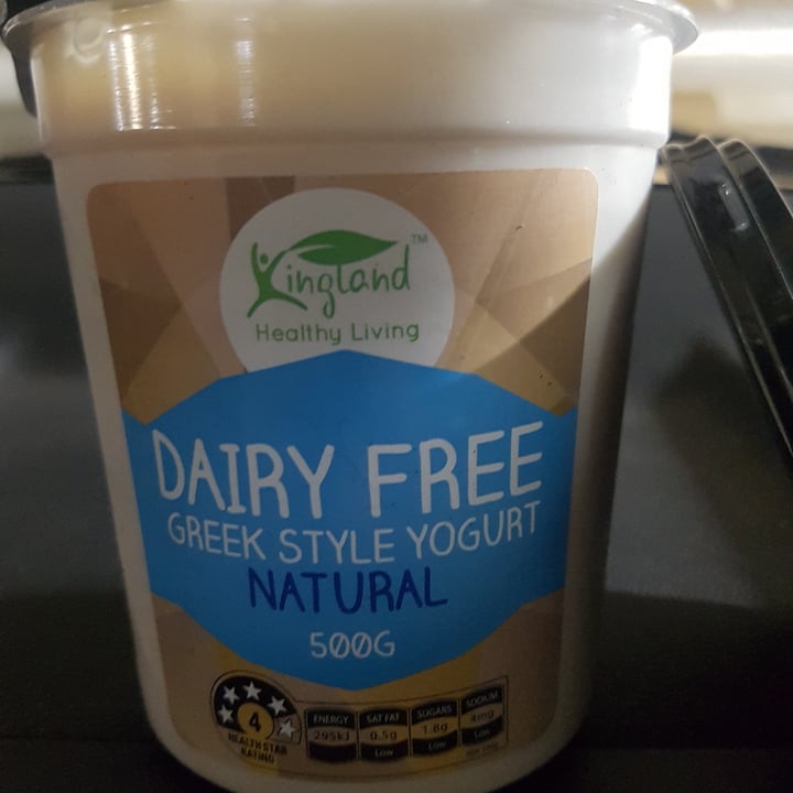 photo of Kingland Dairy Free Greek Style Yoghurt Natural shared by @katymcmurray on  06 Jun 2020 - review