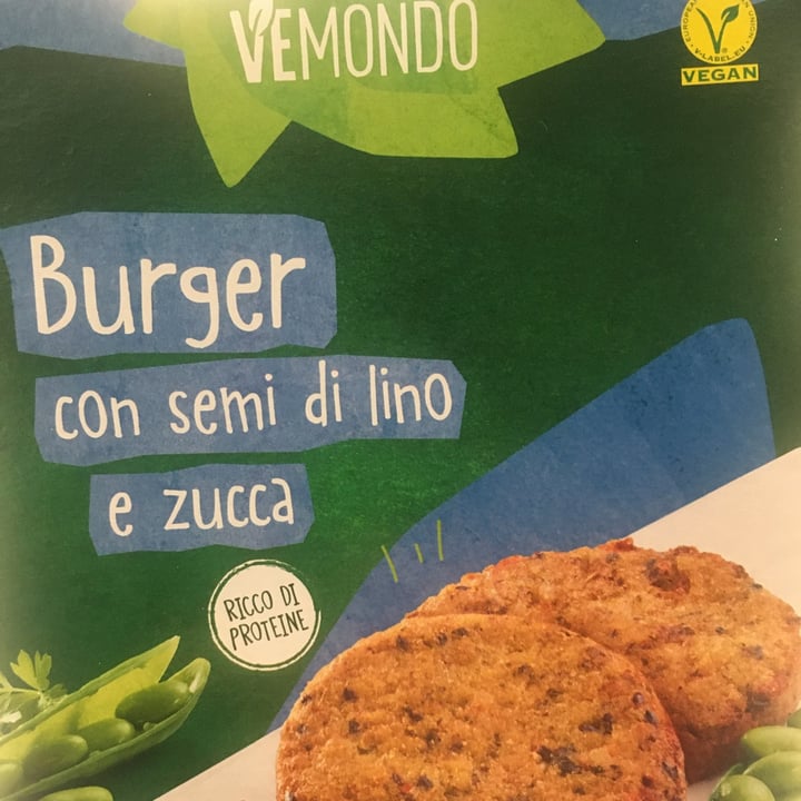 photo of Vemondo Burger Con Semi Di Lino E Zucca shared by @den27 on  14 Dec 2021 - review