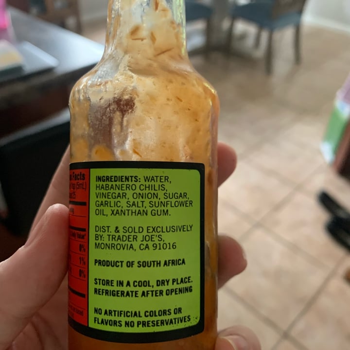 photo of Trader Joe's Habenero Hot Sauce shared by @nikkidavisarmstrong on  27 May 2022 - review