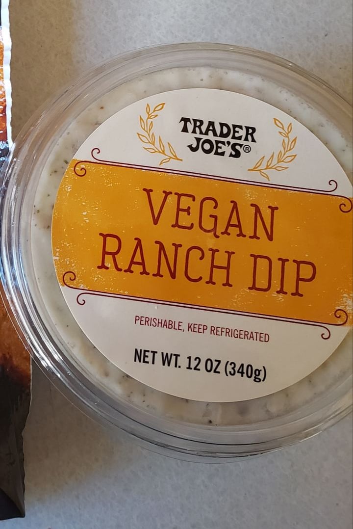 photo of Trader Joe's Vegan ranch dip shared by @norcalvegan on  15 Feb 2020 - review