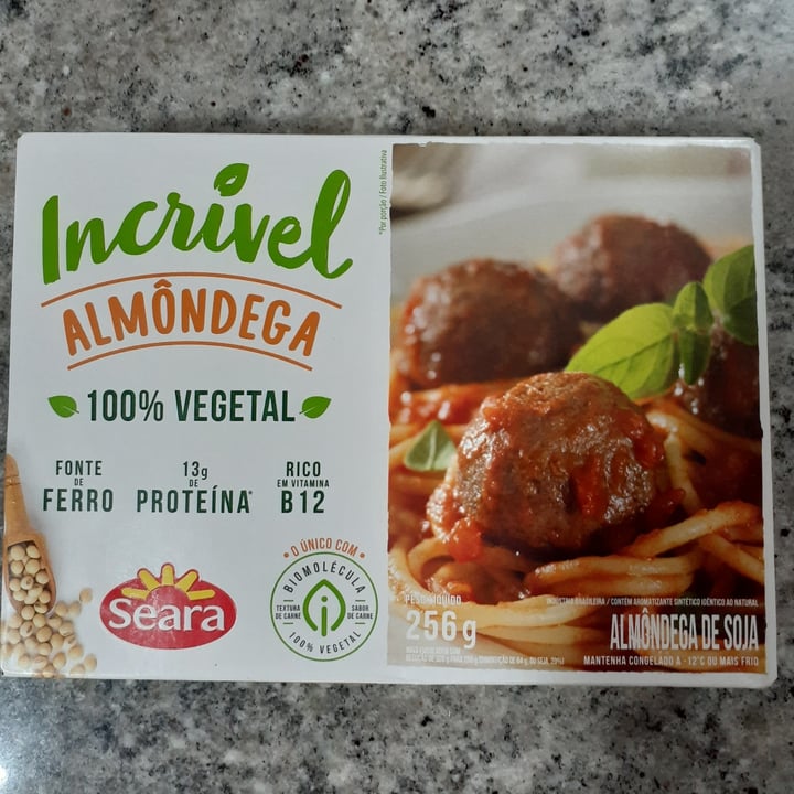 review photo of Incrível - Seara almondega shared by @dacanal on 25 Jul 2022 - review